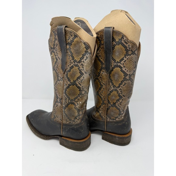 Ariat Womens 7B Frontier Farrah Wide Square Toe Western Boot $300 Retail - Picture 3 of 8